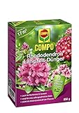 COMPO Rhododendron Langzeit-Dünger für alle Arten von Morbeetpflanzen, 3 Monate Langzeitwirkung, 850 g, 17m²
