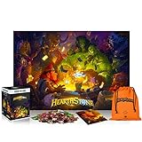 Hearthstone: Heroes of Warcraft | 1000 Teile Puzzle | inklusive Poster und Tasche | 68 x 48 | für Erwachsene und Kinder ab 14 Jahren | ideal für Weihnachten und Geschenk | Spiel-Artwork Motiv
