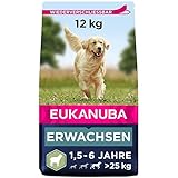 Eukanuba Hundefutter mit Lamm & Reis für große Rassen - Trockenfutter für ausgewachsene Hunde, 12 kg