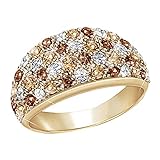 EVAEVA Mode Bunte Intarsien Männer- und Frauenringe voller Diamanten Romantischer Ring Schmuck Schmuck Tau Ringe Ringe Für Gold (Gold, 9)