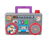Fisher-Price GYC11 - Lernspaß Boombox Lernspielzeug, englischsprachig, musikalisches Spielzeug für Babys und Kleinkinder, Spielzeug ab 6