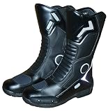 protectWEAR Unisex Sb-11026-46 Motorradstiefel Sport, Schwarz, 46 EU