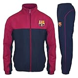 FC Barcelona - Herren Trainingsanzug - Jacke & Hose - Offizielles Merchandise - Marineblau - M