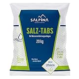 2 x SALPINA Salztabletten für Wasserenthärtungsanlagen 20kg im Sack (40kg), Entkalkung & Elektrolyse | hochreines Regeneriersalz (99,9% NaCl) mit Bester Löslichkeit für sauberes & weiches Wasser