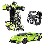 SainSmart Jr. 1/14 Transformator Spielzeug, Ferngesteuertes Auto Roboter, 2 in 1 Transforming Spielzeug (grün)