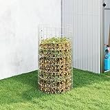 Home Outdoor OthersGarden Komposter 50x100cm Verzinkter Stahl