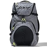 Zoot Unisex Triathlon Tasche Design Canvas Gray mit Helmfach, Nassfach und vielen weiteren Taschen für Training und Wettkampf