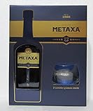 Metaxa 12* Sterne 12 Jahre alt + 2 Gläser 0,7 Liter