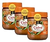 Calvé Satesaus - Erdnußsoße - 350g - Packung mit 3 Stück