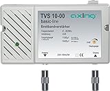 Axing TVS 10-00 Breitband-Verstärker für Kabelfernsehen oder Antennen DVB-T2 HD UKW DAB+