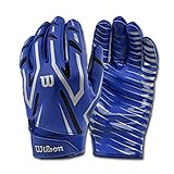 Wilson The Clutch Skill American Football Receiver Handschuhe - blau Gr. 2XL
