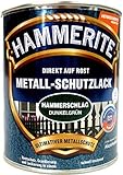 Hammerite, Metall-Schutzlack Hammerschlag, 0,75 Liter - dunkelgrün