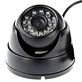ELP Wasserdicht 1,3 Megapixel HD Schwarz MJPEG YUY2 CMOS Low Beleuchtung niedrigen Licht 0.01lux Dome Nachtsicht IR Webcam für zuhause verwenden