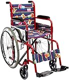 WERT Kinderrollstuhl, Cartoon-Klapp-Leichtrollstuhl für behinderte und verletzte Kinder im Alter von 4 bis 12 Jahren zur Verwendung von manuellen Mobilitätsrollstühlen