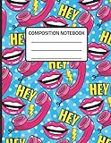 Composition Notebook: Phone Call Wide Ruled Journal. .5 x 11, 100 Pages, Great For Kids, Teens, Students and Adults. Perfect for Girls. School and College.