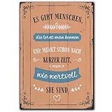 LANOLU Kühlschrankmagnete lustig- Menschen die wertvoll sind - lustige Magnete mit Sprüchen und witzigen Motiven 8x5,5