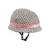YAKKAY Tokyo Rose Cover + Helm | Fahrradhelm Cover & Smart Two Fahrrad Helm Set | Öltuch Helmmütze für Damen & Herren | Tauschbarer Helmüberzug aus beschichteter Baumwolle (Bundle (Cover + Helm), L)