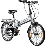 ZÜNDAPP Z101 20 Zoll E Bike Faltrad Damen Herren Elektrofahrrad klappbar Fahrrad Elektro Klapprad Ebike Pedelec E-Bike Erwachsene Klappfahrrad