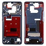 Liaoxig Huawei Spare Frontgehäuse LCD-Feld-Anzeigetafel Platte mit Seitentasten for Huawei Mate-20 Pro Huawei Spare (Farbe : Blue)
