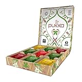 Pukka Aktiv Selection Geschenk Box, Kollektion ausgewählter Bio-Kräutertees (1 Box, 45 Teebeutel) 77 g, 45 Stück