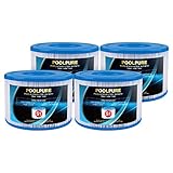 POOLPURE 4er Pack Filter Typ S1 für Easy Set Pool filterkartuschen, Intex PureSpa, Whirlpool Filter für 11692/29001E Spa F