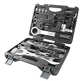 SUPER B TBA-2000 Fahrradwerkzeugkoffer, 36 teilig, Werkzeugkoffer für Fahrradmontage, Werkzeug für Bremsen, Reifen, Ketten Reparatur, für u.a. S