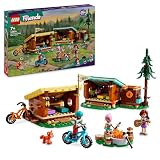 LEGO Friends Gemütliche Hütten im Abenteuercamp, Spielset für Rollenspiele in freier Natur, Kinderspielzeug für Mädchen und Jungen ab 7 Jahren mit 3 Spielfiguren und Fuchs, Camping-Spielzeug 42624