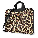 Laptop-Schutzhülle, Glitzer-Pailletten, gepunktet, multifunktional, 33-35,6 cm (13-14-15,6 Zoll), Animal Giraffe Print (Blau) - 259841