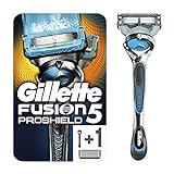 Gillette Fusion 5 ProShield Chill Rasierer Herren mit Trimmerklinge für Präzision und Gleitbeschichtung, Rasierer + 1 Rasierklinge