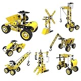 Kids Building Toys Kit, Building Toys, 8-in-1 Learning Construction Toys for 5 Year Old Boys, Erector Set Building Blocks Educational Toys for Kids 5-7, STEM Toys Gifts for 4 5 6 7 8 Year Old Boys