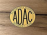 24/7stickers #870 / ADAC Aufkleber 9x7,5cm Auto Club Automobil Oldtimer Plakette Vintage Tuning Frontscheibe Retro