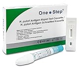 One+Step Helicobacter Pylori Test Antigen Schnelltestkassette (Stuhl) - Selbstest für Zuhause, 1 Stück