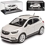 Vauxhall Opel Mokka X 1. Generation SUV Weiss Modell 2012-2020 Version Ab Facelift 2016 1/43 I-Scale Modell Auto