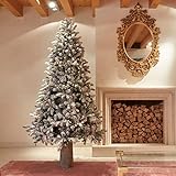 Weihnachtsbaum Pino Merano verschneit mit 500 LEDs H210 D132 Edg 677183.17