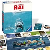 Ravensburger Brettspiel Der weisse Hai - Spannendes Strategiespiel für Erwachsene und Kinder ab 12 Jahren, Spiel zum berühmten Filmklassiker für 2-4 Spieler