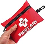 Erste Hilfe Set - 92-teiliges Premium Erste-Hilfe-Set für Haus, Auto, Reise, Büro, Sport, Wandern, Camping, Rettung (Rot)