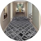 Lanrui Corridor Teppich rutschfeste Gewerbe Haushalt Moderne Bereich Teppiche Waschbares Wohn-Esszimmer Küche Eingang Fußmatte (Größe: 0.8x3 / 0.9x4m) (Color : A, Größe : 0.6x4m)
