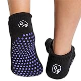 Socke Greifer rutschfeste Socken für Krankenhaus Reha Pflege zu Hause, für ältere Menschen. Luxus Bambus verhindern fällt mit Sicherheit Greifer Socken (2), S/M EU 35-42