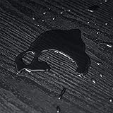 Hode Klebefolie Möbel Holzoptik Schwarz 30X200cm Möbelfolie Selbstklebende Tapete Holz Folie für Möbel Küche Schränke Fensterbänke Wasserdicht