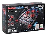 fischertechnik Advanced 569015 Pinball-Baukasten für Kinder ab 7 Jahre, Konstruktionsspielzeug, Mini Flipper Spiel, Schwarz