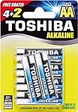 Toshiba Akku Set Alkaline LR6GCNP BP6 2F