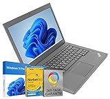 Lenovo ThinkPad T440 UltraBook 14 Zoll Laptop Intel Core i5-4200U@ bis zu 2,6 GHz 4 GB 128 GB SSD mit Windows 11 Pro & GRATIS Antiviren-Software inkl. 365 Tage Garantie