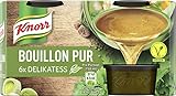 Knorr Bouillon Pur Dekikatess Ohne Farbstoffe, Konservierungsstoffe und geschmacksverstärkende Zusatzstoffe, 1er Pack (1 x 168 g)