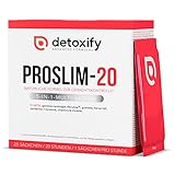 Detoxify ProSlim-20 | Stark Appetitzüglern | 5 in 1 Aktion für Abnehmen Schnell Fettverbrenner | Stoffwechsel Beschleunigen | L Carnitin | Fettverbrenner