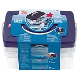 Prym Multi Click Basismodell, Kunststoff, transparent/pflaumenblau, 24 x 16.5 x 14
