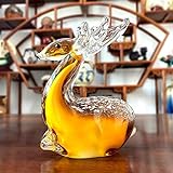 KESHUI Handgemachte Kristall Hirsch Figuren Hand Geblasenes Glas Tier Handwerk Nette Haustier Geschenk Home Table Decor Ornament