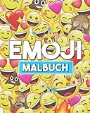 Emoji Malbuch: Spaß Emoji Buch für Kinder, Jungen, Mädchen, Jugendliche und Erwachsene. Witziges Zeug & Tolle Seitedesign.