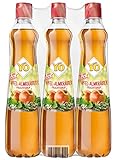 YO Sirup Apfel-Almkräuter (6 x 700 ml) – 1x Flasche ergibt bis zu 5 Liter Fertiggetränk – ohne Süßungsmittel, Farb- & Konservierungsstoffe, vegan ohne Pfand