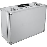 AR Carry Box® Alukoffer Werkzeugkoffer Aluminium Koffer leer (LxBxH) 450x320x175mm Farbe Alu/Silber