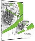 Immocado 3D Architekt Professional - 3D Hausplaner Architektur Software / 2D Grundriss Programm mit Hausplaner, Einrichtungsplaner, Gartenplaner, Wohnungsplaner, Küchenplaner und Badplaner